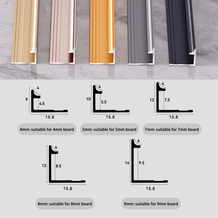 Aluminum Tile Trim Profile